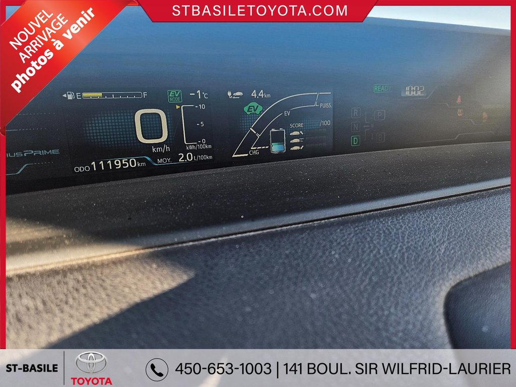 2019 Toyota PRIUS PRIME HYBRID PLUG IN SIEGES/VOLANT CHAUFFANTS CAMERA GPS in Saint-Basile-Le-Grand, Quebec - 12 - w1024h768px