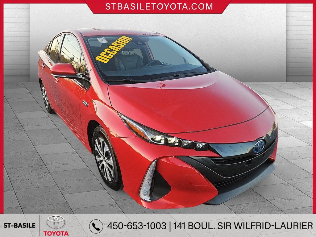 2020  PRIUS PRIME UPGRADE CUIR GPS VOLANT ET SIEGES CHAUFFANT in Saint-Basile-Le-Grand, Quebec - 3 - w1024h768px