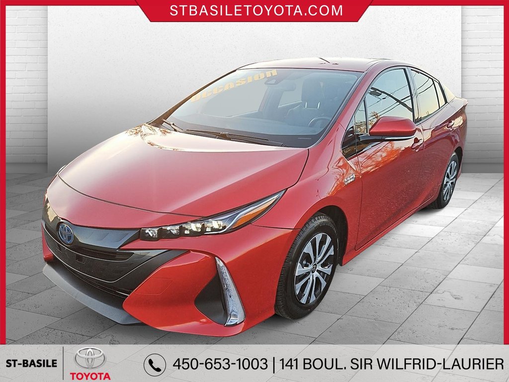 2020  PRIUS PRIME UPGRADE CUIR GPS VOLANT ET SIEGES CHAUFFANT in Saint-Basile-Le-Grand, Quebec - 1 - w1024h768px