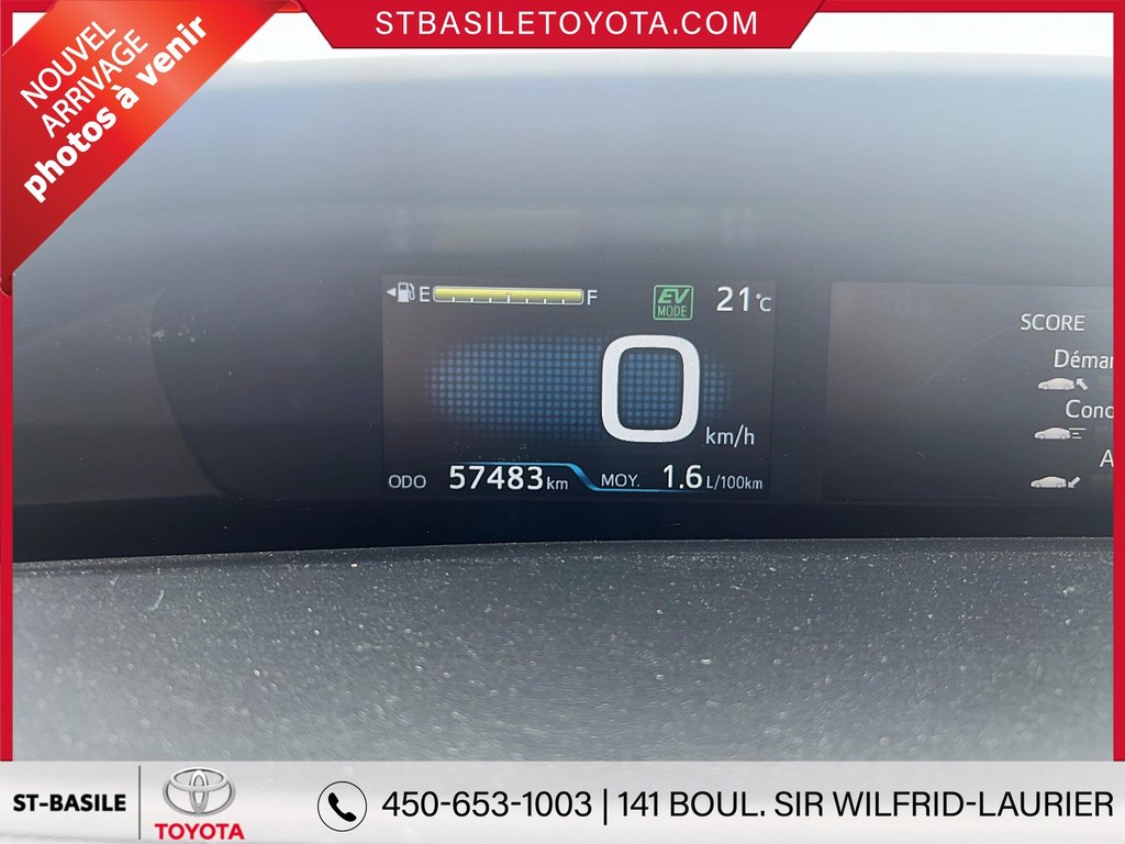 Toyota PRIUS PRIME UPGRADE CUIR GPS VOLANT CHAUFFANT 2020 à Saint-Basile-Le-Grand, Québec - 14 - w1024h768px