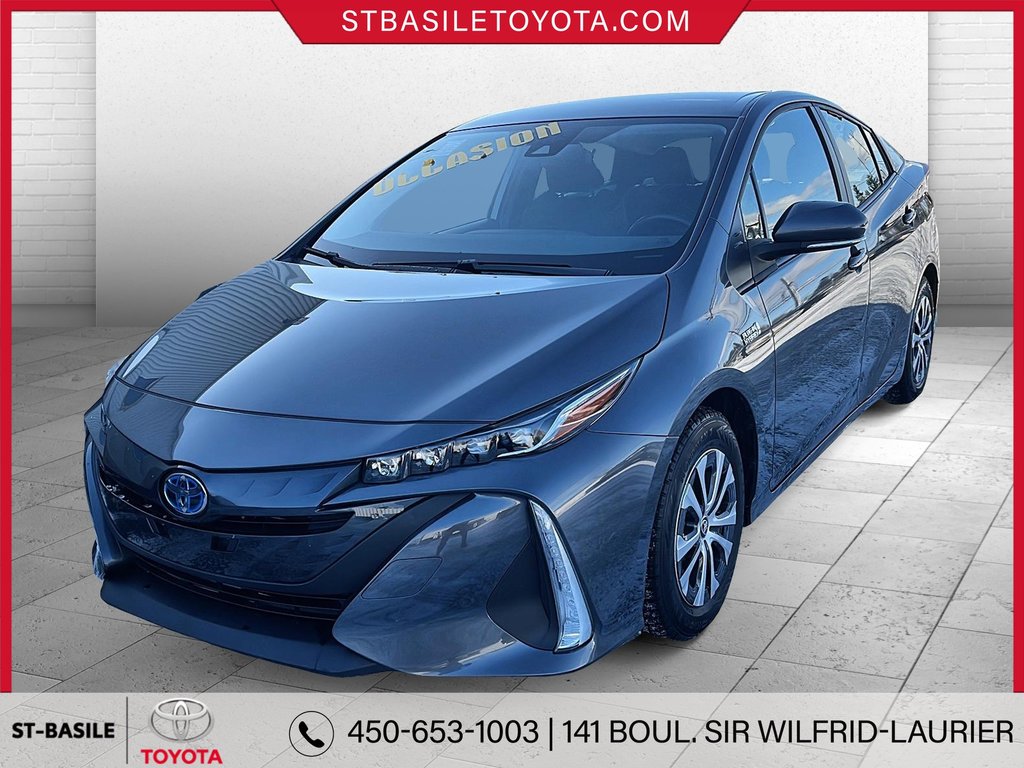 2021  PRIUS PRIME HYBRIDE BRANCHABLE SIEGES CHAUFFANTS CAMERA RECUL in Saint-Basile-Le-Grand, Quebec - 1 - w1024h768px