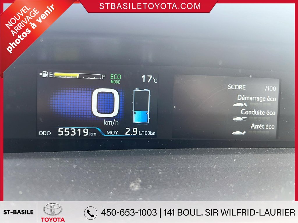 Toyota PRIUS PRIME HYBRIDE BRANCHABLE SIEGES CHAUFFANTS CAMERA RECUL 2021 à Saint-Basile-Le-Grand, Québec - 15 - w1024h768px