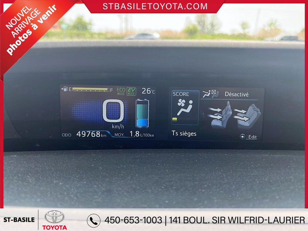 Toyota PRIUS PRIME TECHNOLOGIE CUIR GPS JBL AUDIO CAMERA HUD 2021 à Saint-Basile-Le-Grand, Québec - 14 - w1024h768px