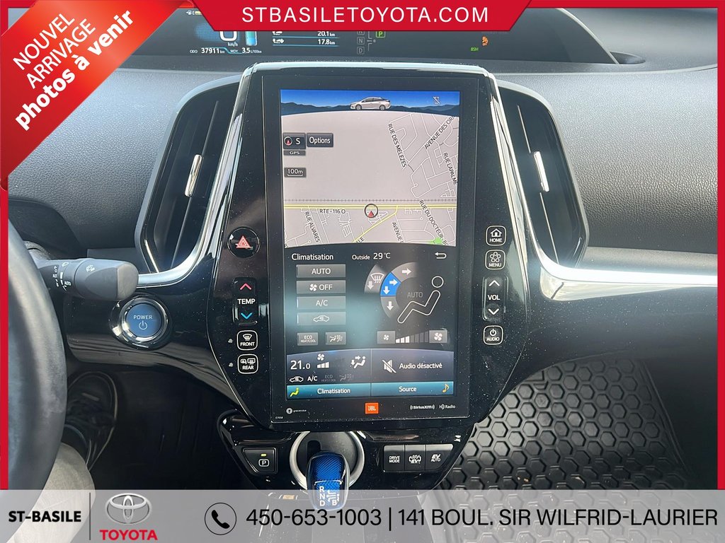 Toyota PRIUS PRIME TECHNOLOGIE CUIR GPS JBL AUDIO CAMERA HUD 2021 à Saint-Basile-Le-Grand, Québec - 16 - w1024h768px