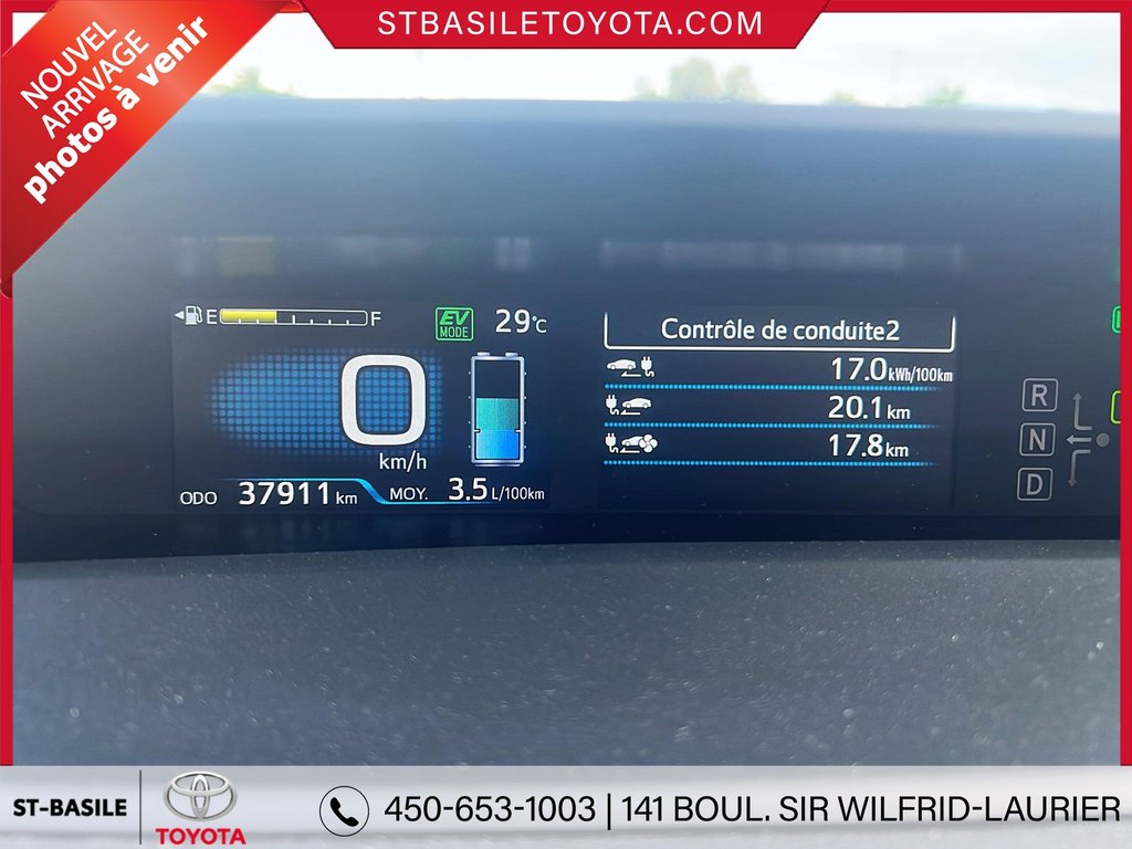 Toyota PRIUS PRIME TECHNOLOGIE CUIR GPS JBL AUDIO CAMERA HUD 2021 à Saint-Basile-Le-Grand, Québec - 15 - w1024h768px
