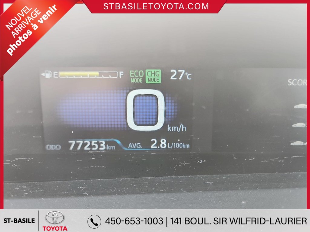 Toyota PRIUS PRIME BLUETOOTH VOLANT/SIEGES CHAUFFANTS CAMERA RECUL 2021 à Saint-Basile-Le-Grand, Québec - 10 - w1024h768px