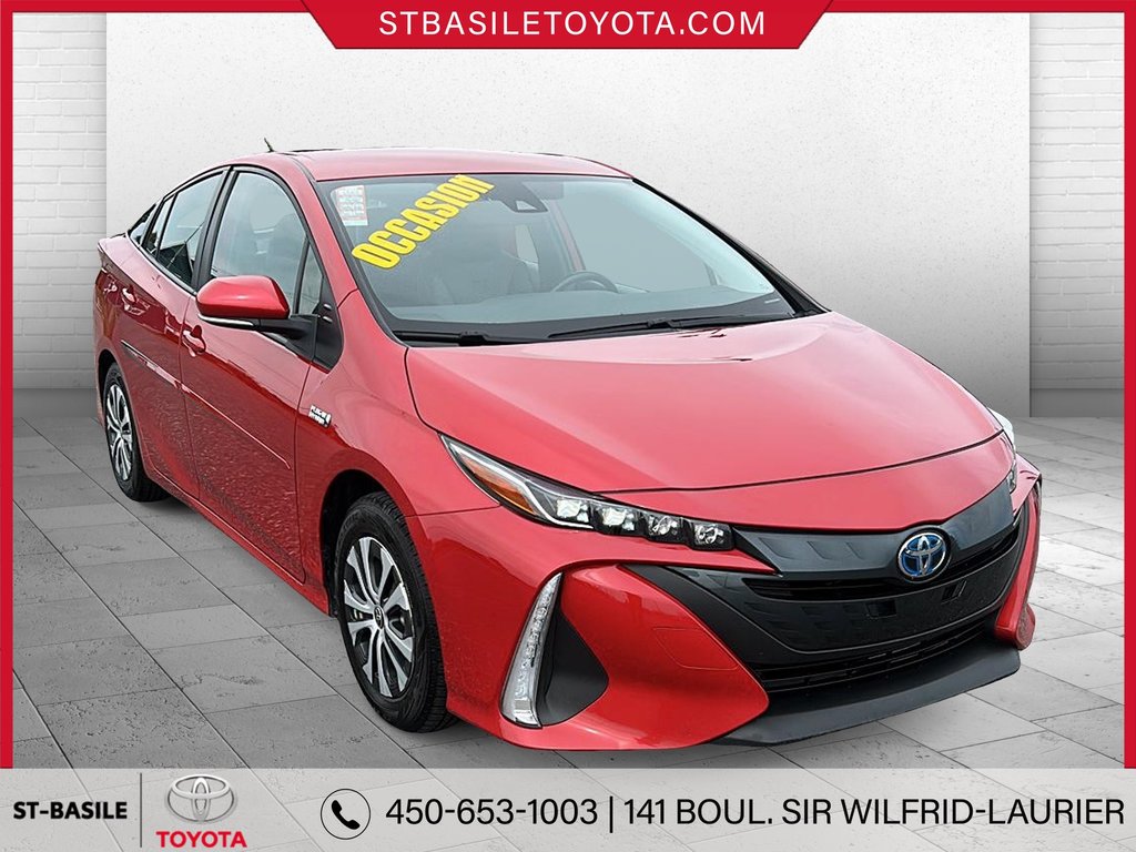 Toyota PRIUS PRIME UPGRADE CUIR GPS VOLANT CHAUFFANT 2021 à Saint-Basile-Le-Grand, Québec - 3 - w1024h768px