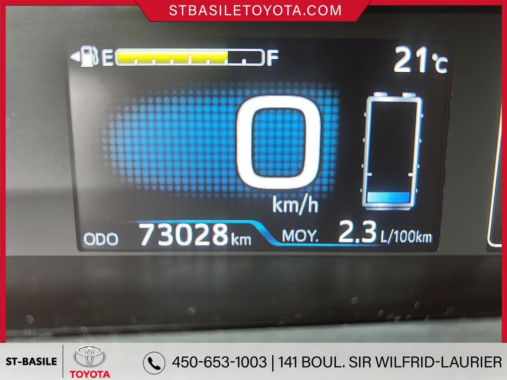 Toyota PRIUS PRIME UPGRADE CUIR GPS VOLANT CHAUFFANT 2021 à Saint-Basile-Le-Grand, Québec - 16 - w1024h768px