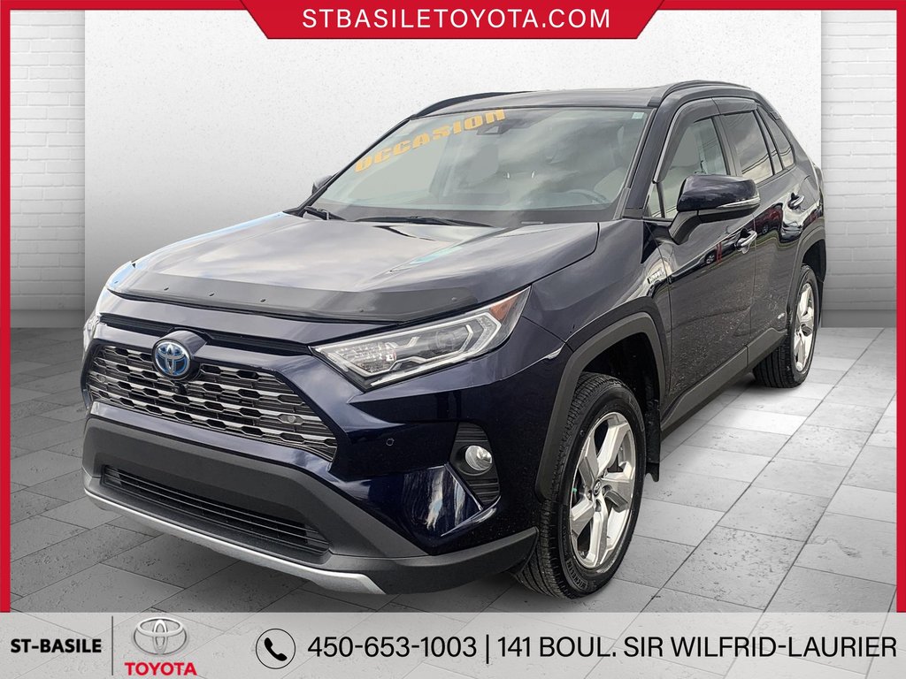 2019  RAV4 Hybrid LIMITED CUIR GPS TOIT MAGS CAMERA 360 in Saint-Basile-Le-Grand, Quebec - 1 - w1024h768px