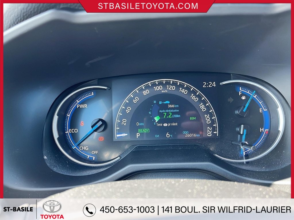 2024 Toyota RAV4 Hybrid SE AWD CUIR MAGS TOIT BLUETOOTH CAMERA in Saint-Basile-Le-Grand, Quebec - 21 - w1024h768px