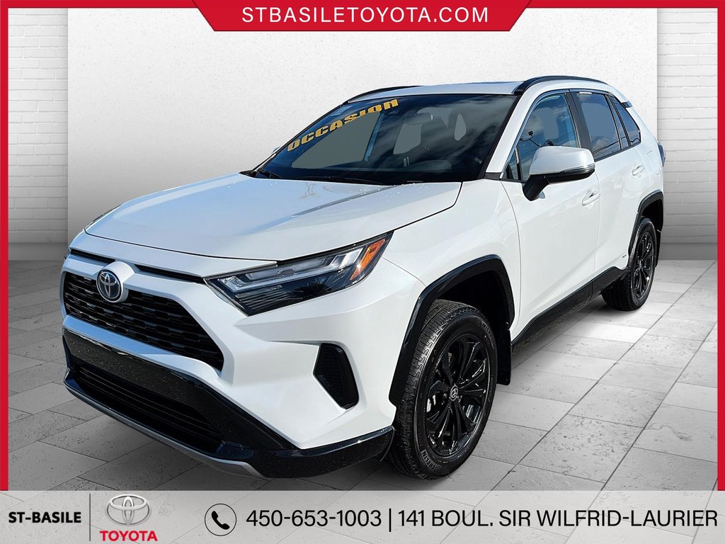 Toyota RAV4 Hybrid SE AWD CUIR MAGS TOIT BLUETOOTH CAMERA 2024 à Saint-Basile-Le-Grand, Québec - 1 - w1024h768px