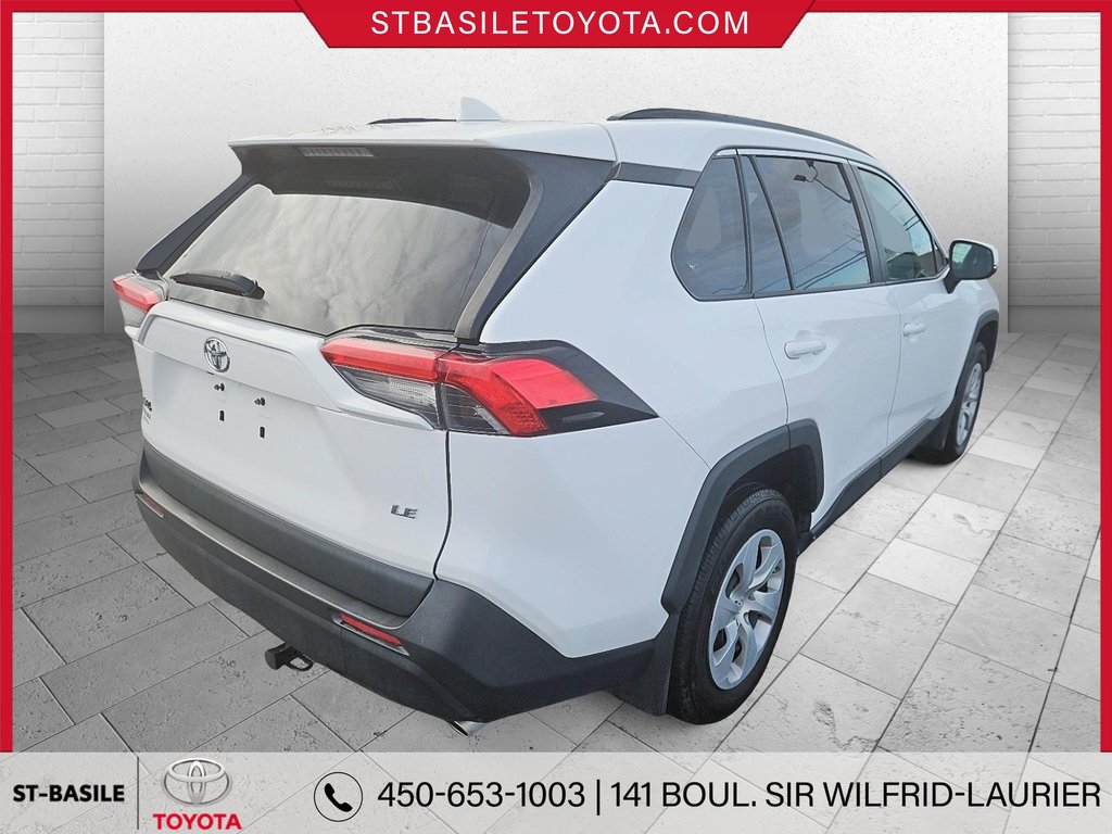 RAV4 LE FWD CAMERA SIEGES CHAUFFANTS APPLE CARPLAY USB 2019 à Saint-Basile-Le-Grand, Québec - 5 - w1024h768px