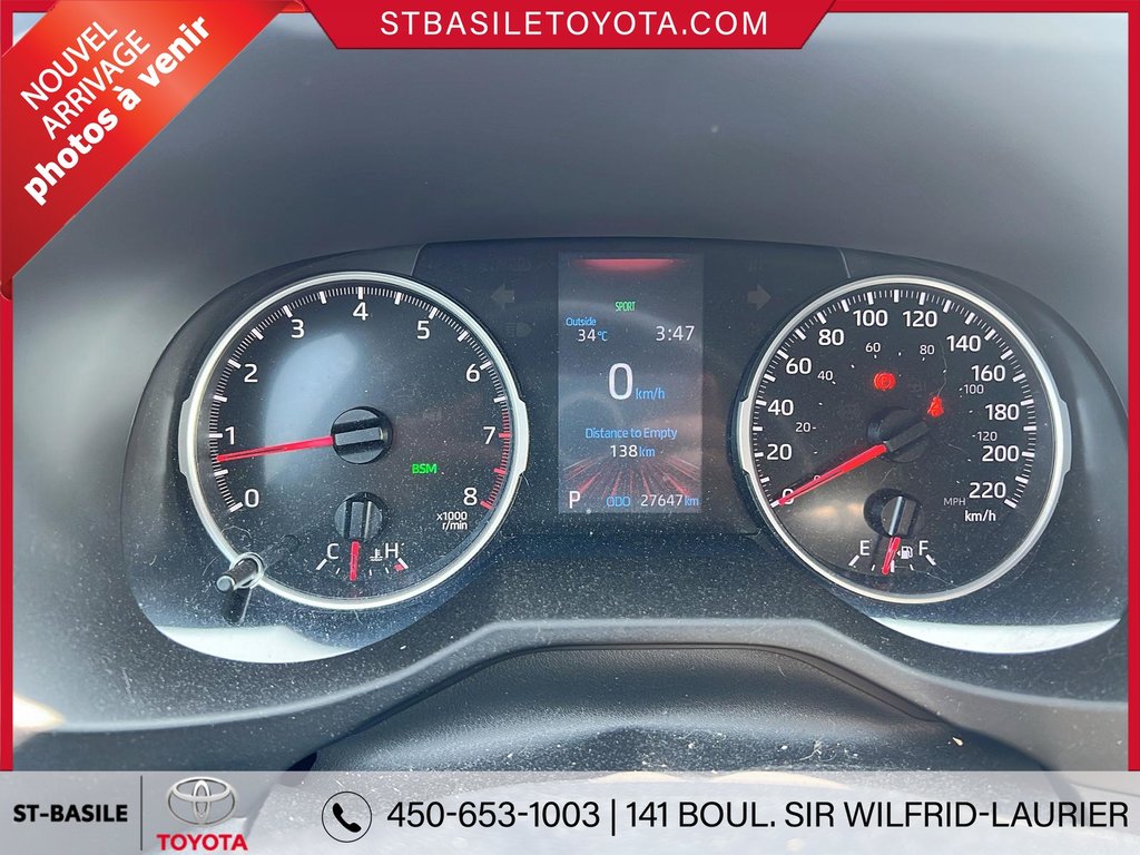 2022 Toyota RAV4 XLE AWD TOIT OUVRANT SIÈGES/VOLANT CHAUFFANT MAG in Saint-Basile-Le-Grand, Quebec - 14 - w1024h768px