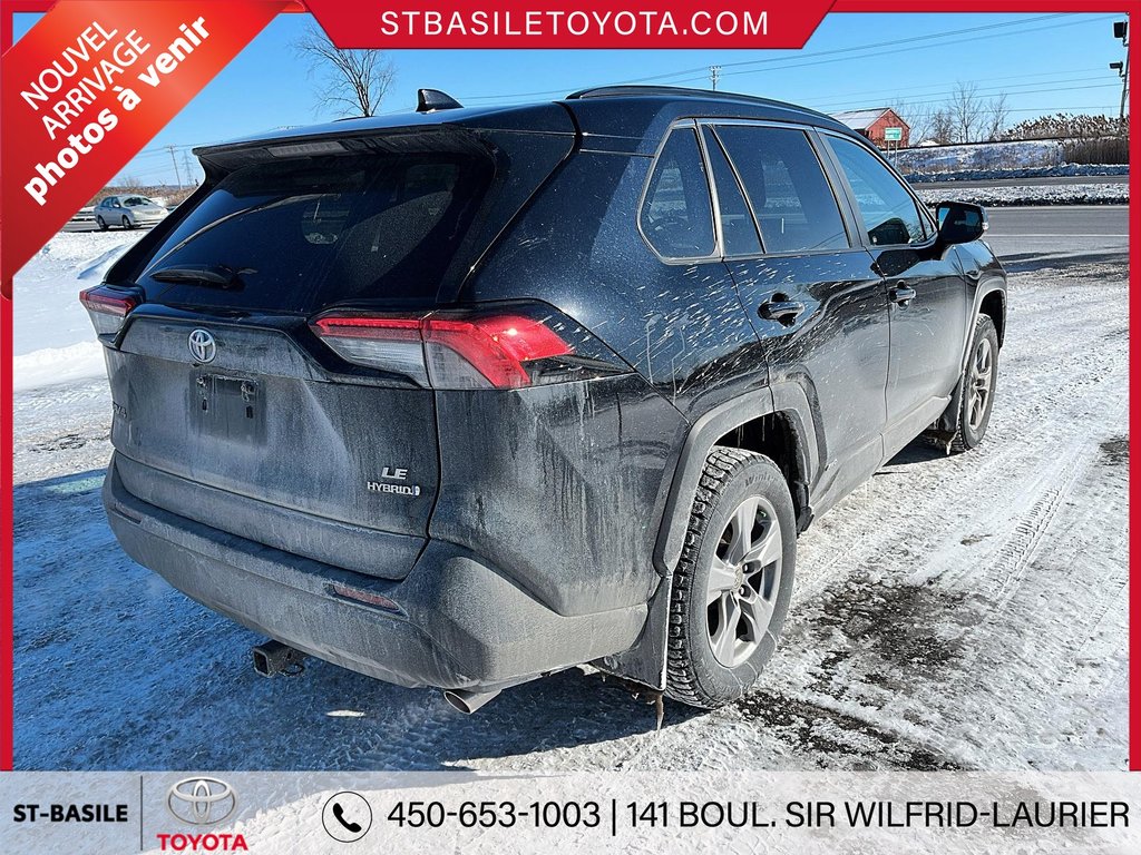 Toyota RAV4 Hybrid LE AWD SIEGES CHAUFFANTS CAMERA DE RECUL 2023 à Saint-Basile-Le-Grand, Québec - 5 - w1024h768px