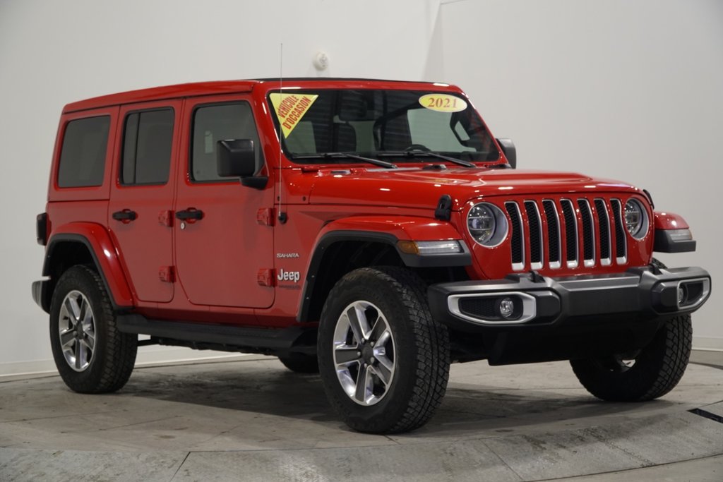 Jeep Wrangler Unlimited Sahara TOIT SKYVIEW  +++ 2021 à Saint-Hyacinthe, Québec - 3 - w1024h768px