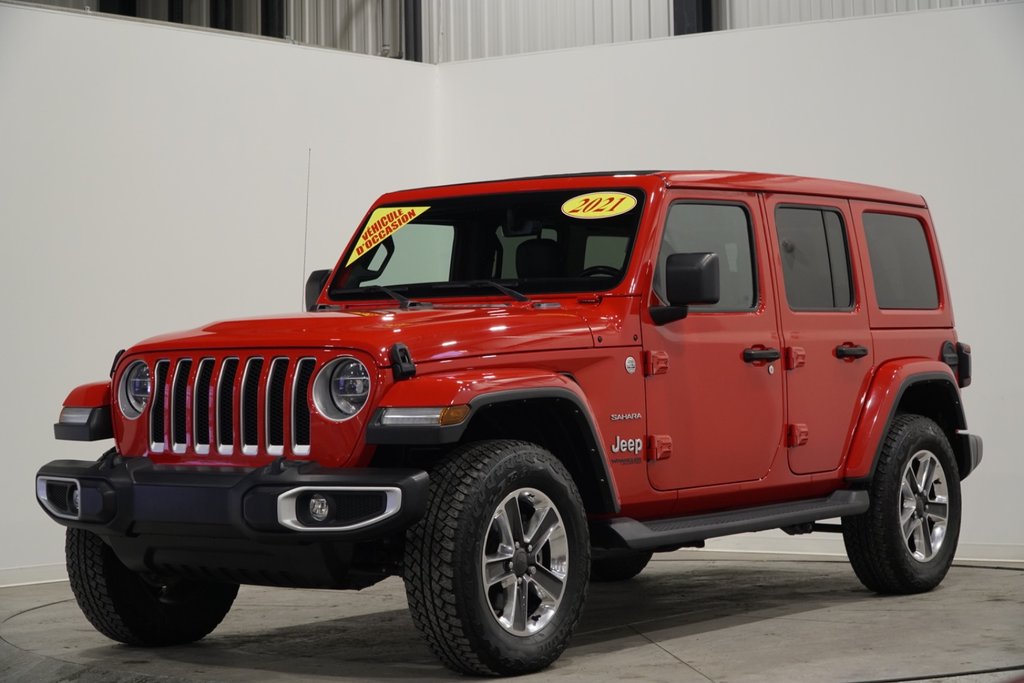 Jeep Wrangler Unlimited Sahara TOIT SKYVIEW  +++ 2021 à Saint-Hyacinthe, Québec - 1 - w1024h768px