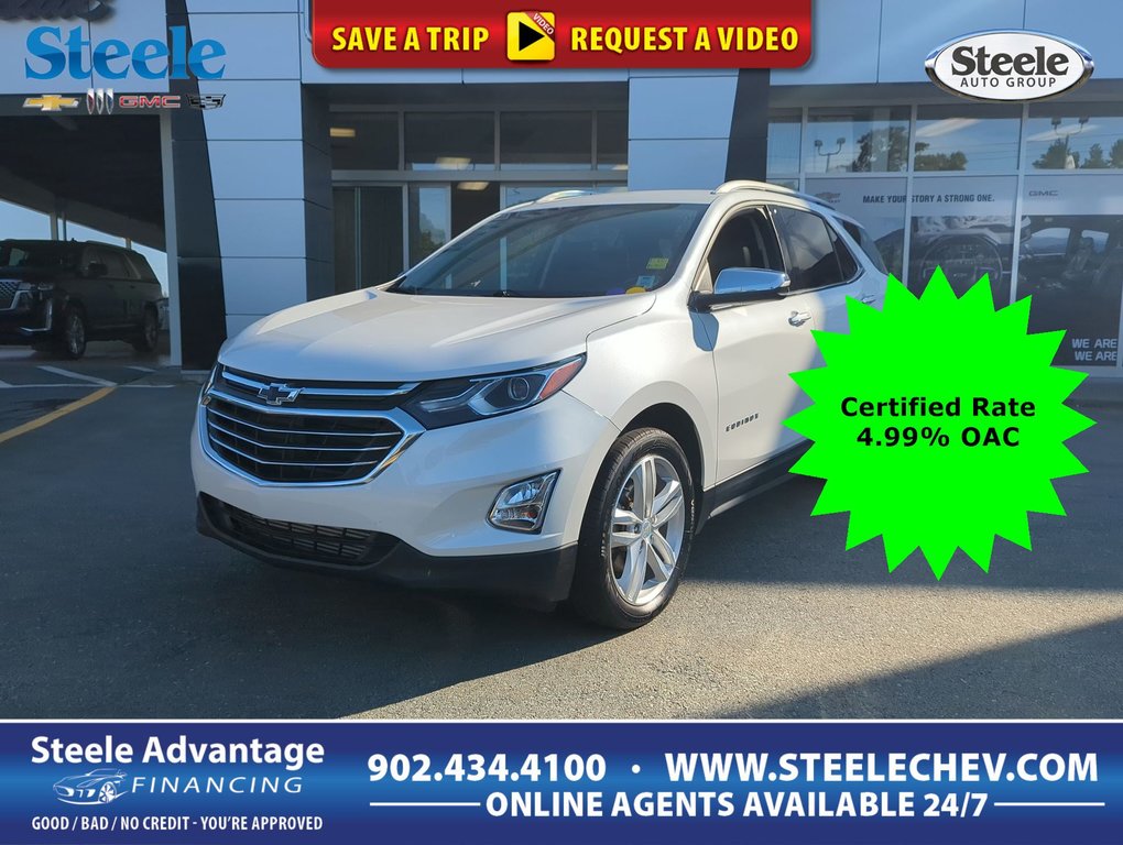 2020  Equinox Premier Leather *GM Certified* 4.99% Financing OAC in Dartmouth, Nova Scotia - 1 - w1024h768px