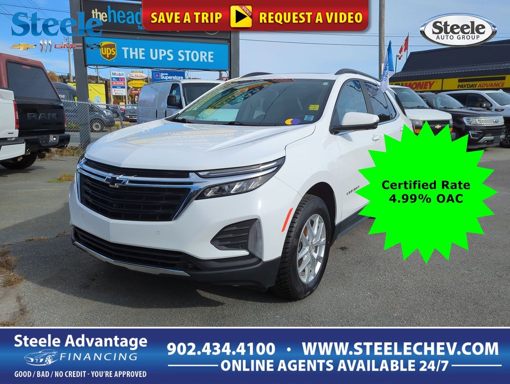 2022  Equinox LT *GM Certified* 4.99% Financing OAC in Dartmouth, Nova Scotia - 1 - w1024h768px