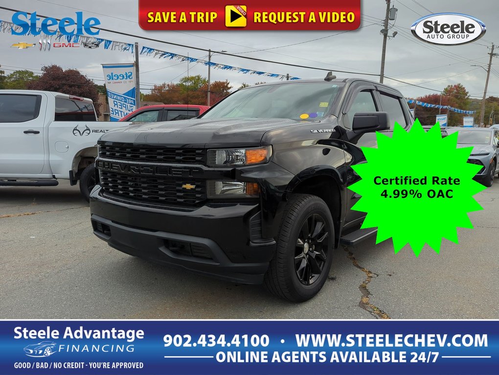 2019  Silverado 1500 Custom V8 *GM Certified* 4.99% Financing OAC in Dartmouth, Nova Scotia - 1 - w1024h768px