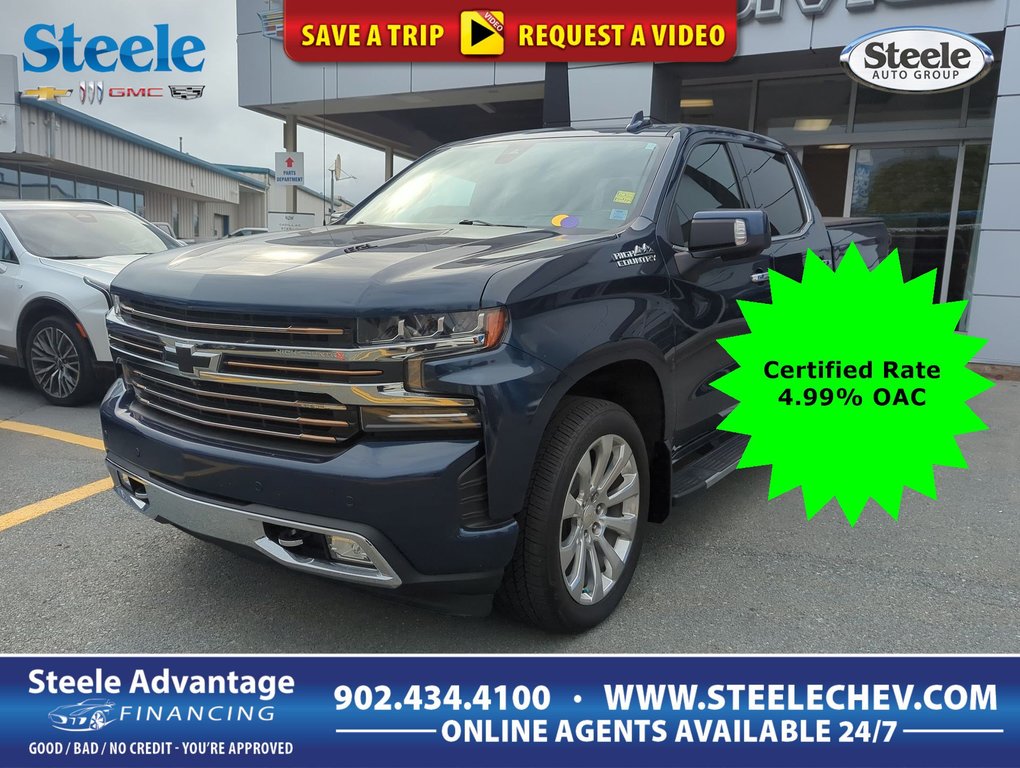 2020  Silverado 1500 High Country Leather 6.2L *GM Certified* 4.99% Financing OAC in Dartmouth, Nova Scotia - 1 - w1024h768px