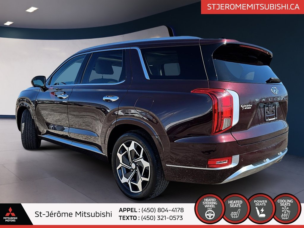 2021  Palisade ULTIMATE CALLIGRAPY AWD CUIR + TOIT PANO in Brossard, Quebec - 4 - w1024h768px