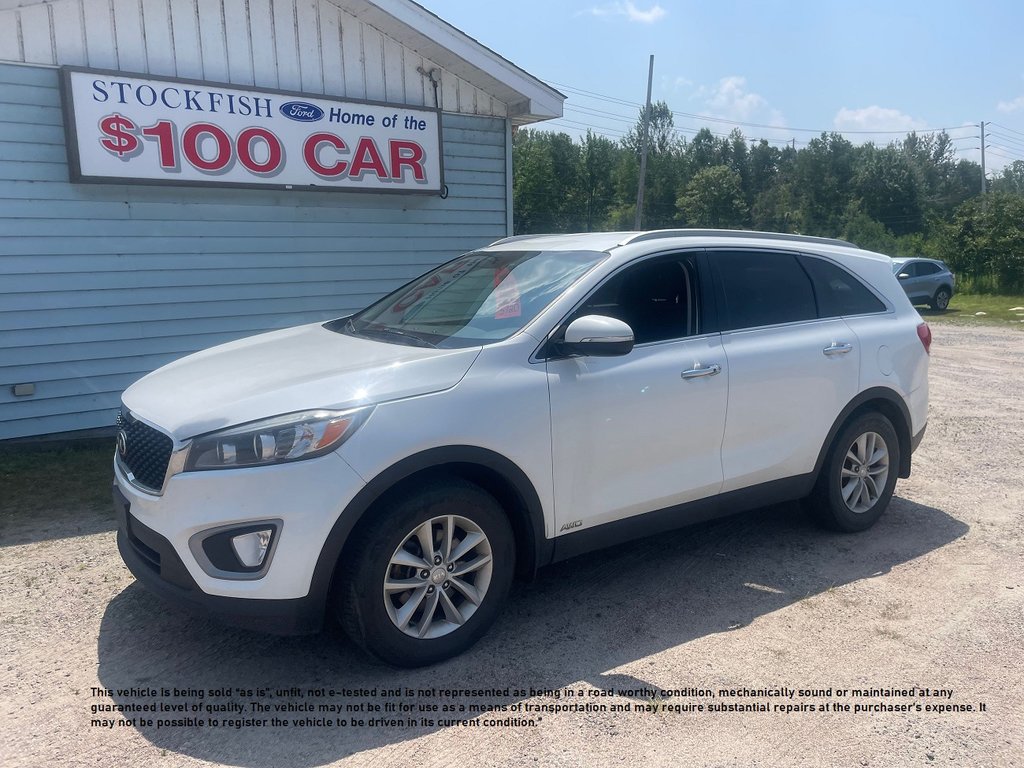 2016 Kia Sorento 3.3L LX+ in North Bay, Ontario - 1 - w1024h768px