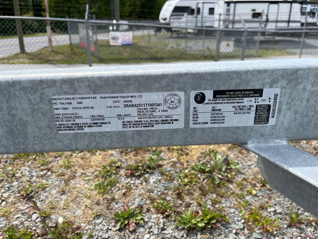 2026 ROAD RUNNER TRAILERS 4 SA4200 in Terrace, British Columbia - 7 - w1024h768px