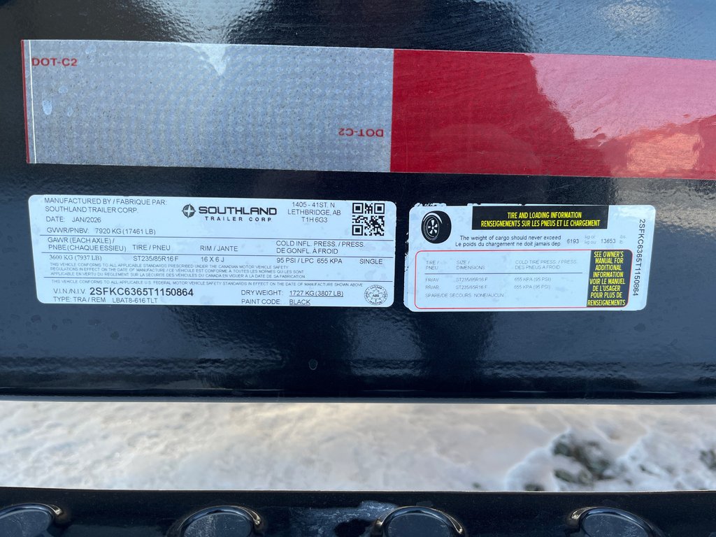 2026 Southland LBAT8-616 TLT in Terrace, British Columbia - 7 - w1024h768px