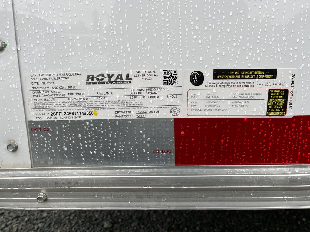 2026 Southland LCHT52-818V-86 ROYAL in Terrace, British Columbia - 5 - w1024h768px