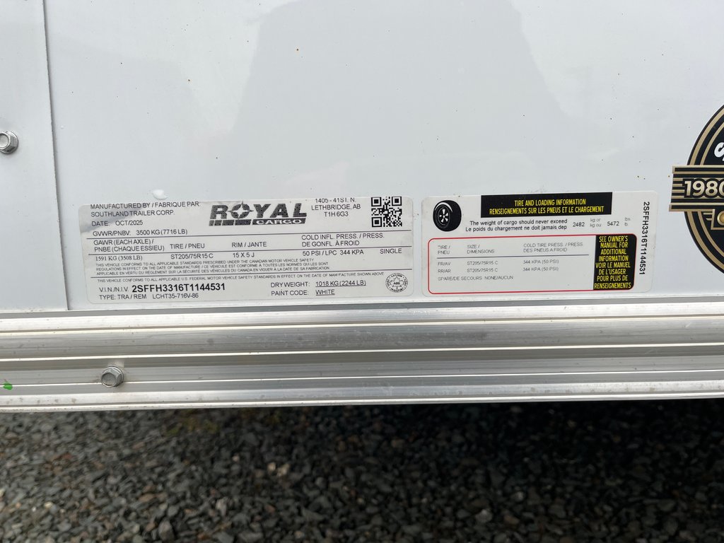 2026 Southland Royal LCHT35-716V-86R LCHT35-716V-86 in Terrace, British Columbia - 7 - w1024h768px