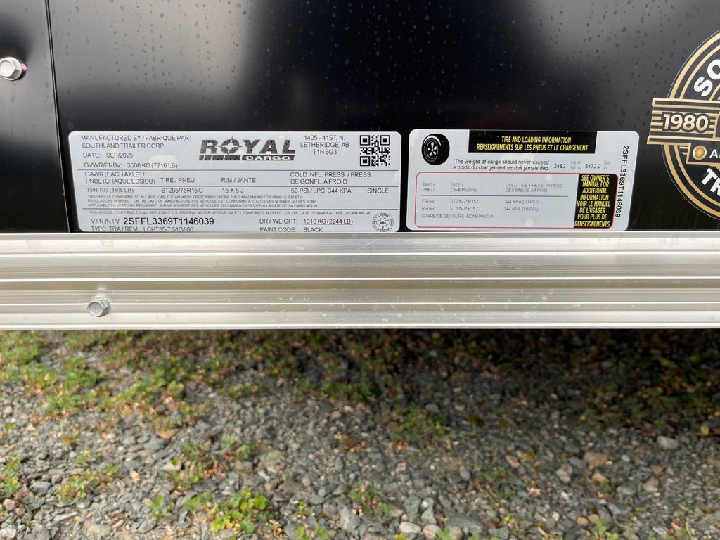 2026 Southland Royal LCHT35-7.5 16V-86R in Terrace, British Columbia - 8 - w1024h768px