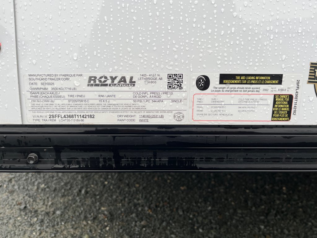 2026 Southland Royal LCHT35-7.5 18V-86R in Terrace, British Columbia - 6 - w1024h768px