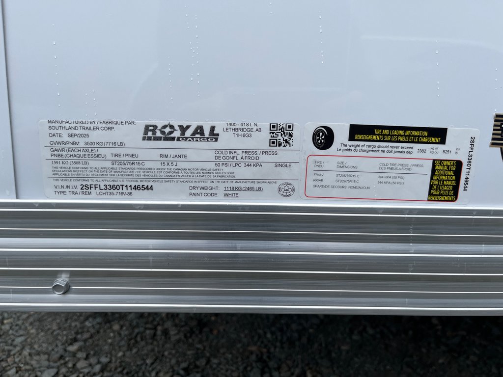 2026 Southland Royal LCHT35-716V-86R in Terrace, British Columbia - 6 - w1024h768px