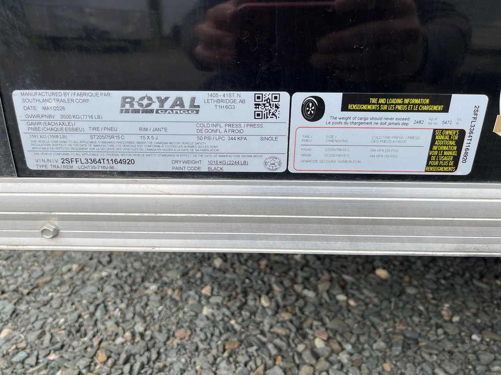 2026 Southland Royal LCHT35-716V-86R in Terrace, British Columbia - 7 - w1024h768px