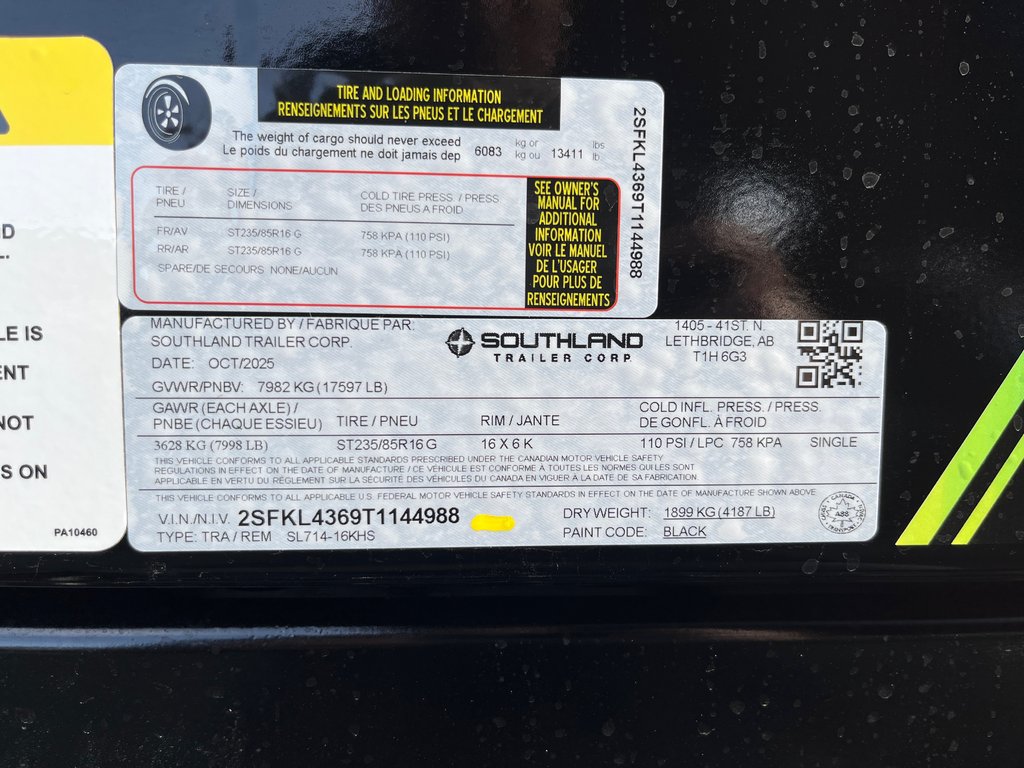 2026 Southland SL714-16KHS in Terrace, British Columbia - 5 - w1024h768px