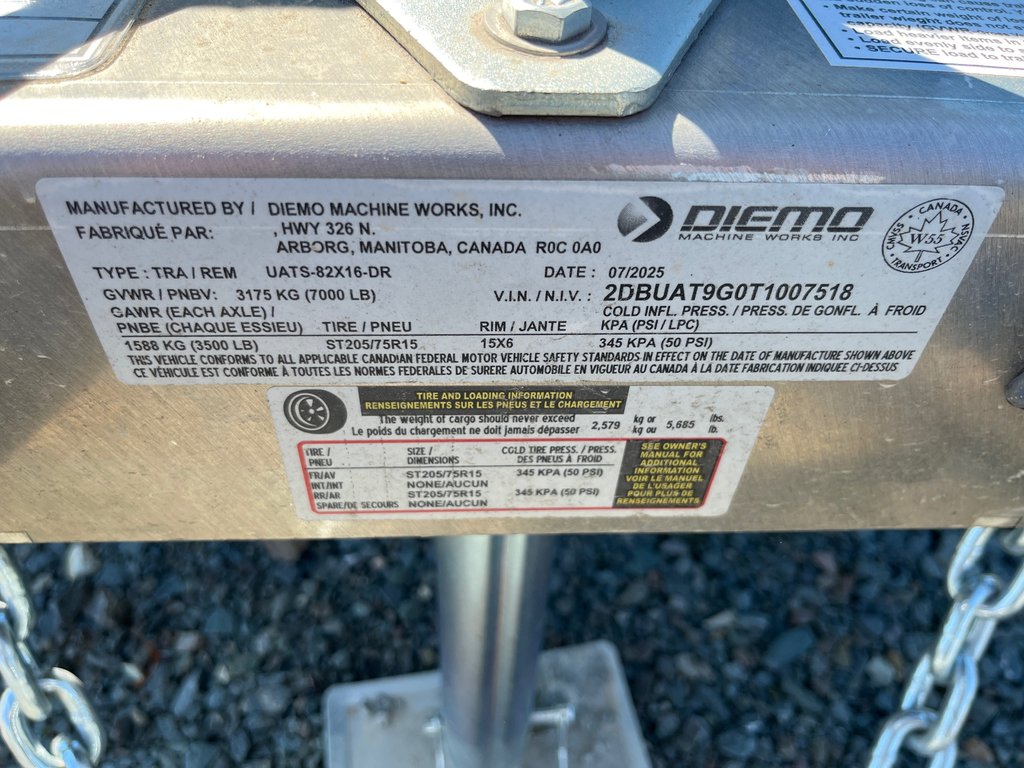 2026 Stronghaul UATS-82X16-DR in Terrace, British Columbia - 6 - w1024h768px