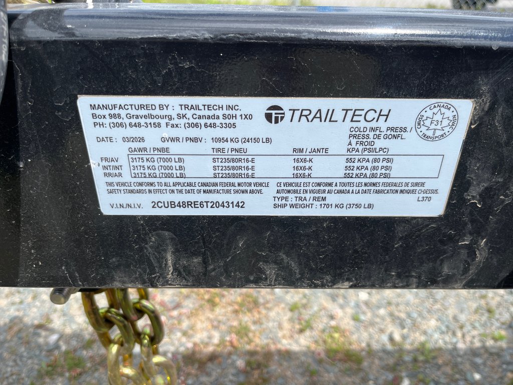 2026 TRAILTECH TILT DECK L370-24 TILT in Terrace, British Columbia - 6 - w1024h768px
