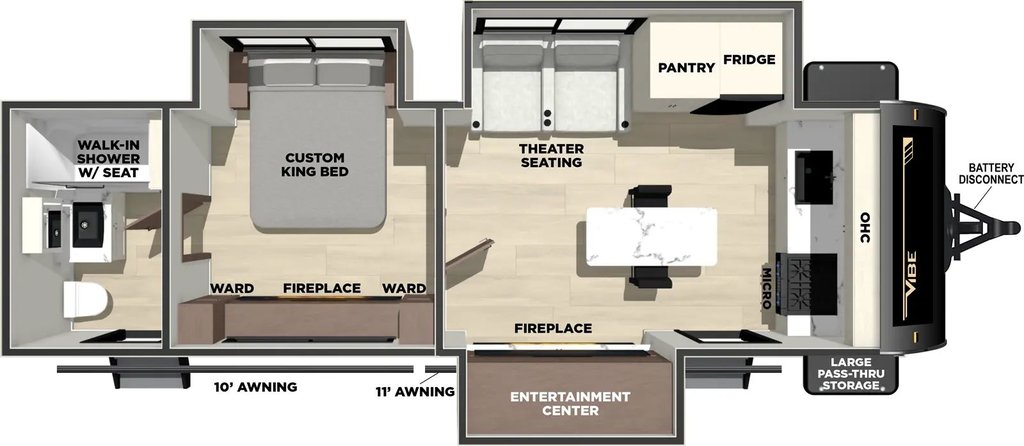 2026 Forest River VIBE EXTREME LITE 2500FIK in Terrace, British Columbia - 18 - w1024h768px
