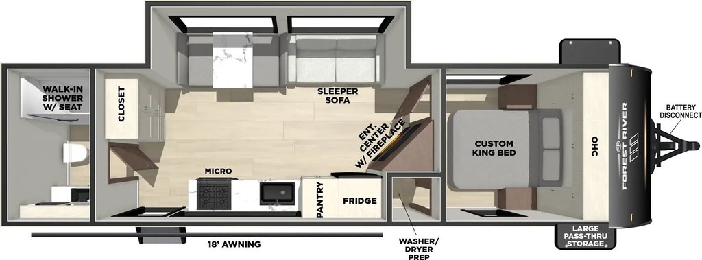 2026 Forest River VIBE 2400RB in Terrace, British Columbia - 16 - w1024h768px