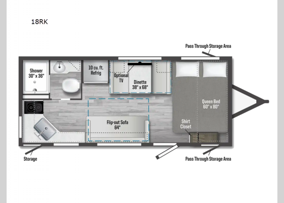 2026 Winnebago ACCESS 18RK in Terrace, British Columbia - 13 - w1024h768px