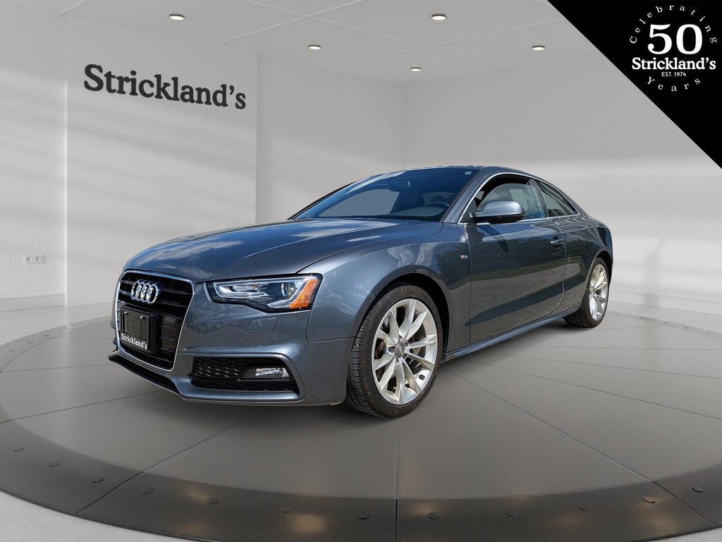 2016  A5 2.0T Progressiv quattro 8sp Tiptronic Cpe in Stratford, Ontario - 1 - w1024h768px