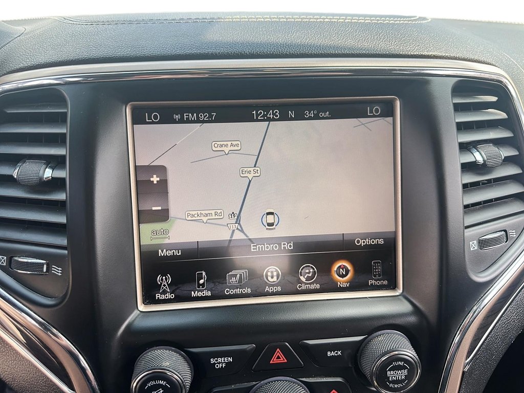 2016 Jeep Grand Cherokee 4x4 Overland in Stratford, Ontario - 18 - w1024h768px