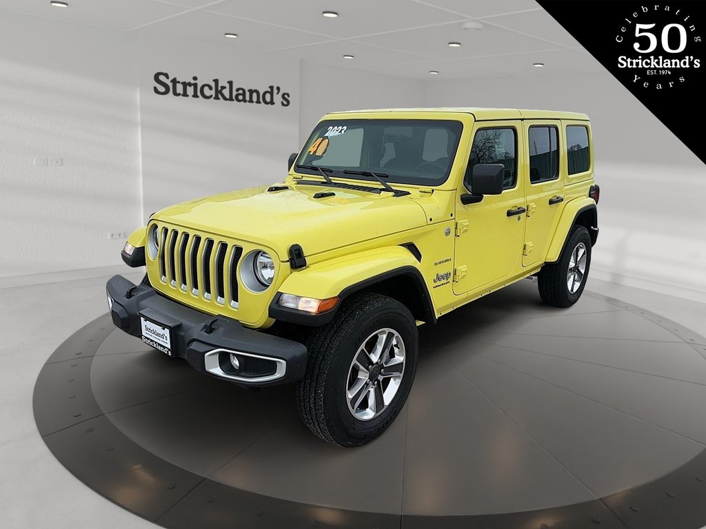 2023 Jeep Wrangler Unlimited Sahara in Stratford, Ontario - 1 - w1024h768px