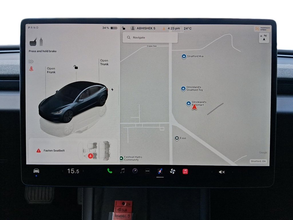 2024 Tesla Model 3 Standard Range RWD in Stratford, Ontario - 20 - w1024h768px