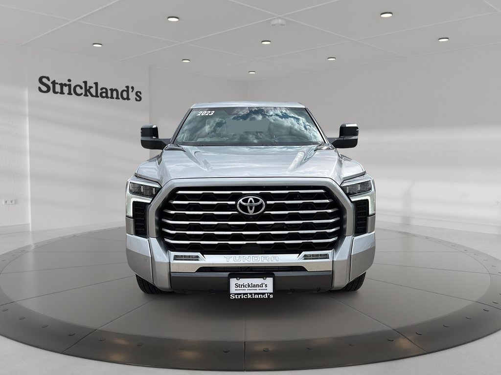 2023 Toyota TUNDRA HYBRID CrewMax Capstone in Stratford, Ontario - 2 - w1024h768px