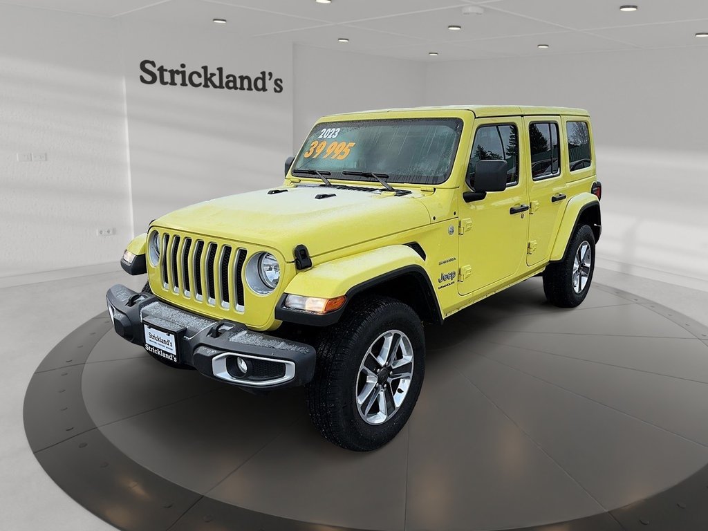 2023 Jeep Wrangler SAHARA SUV in Stratford, Ontario - 1 - w1024h768px