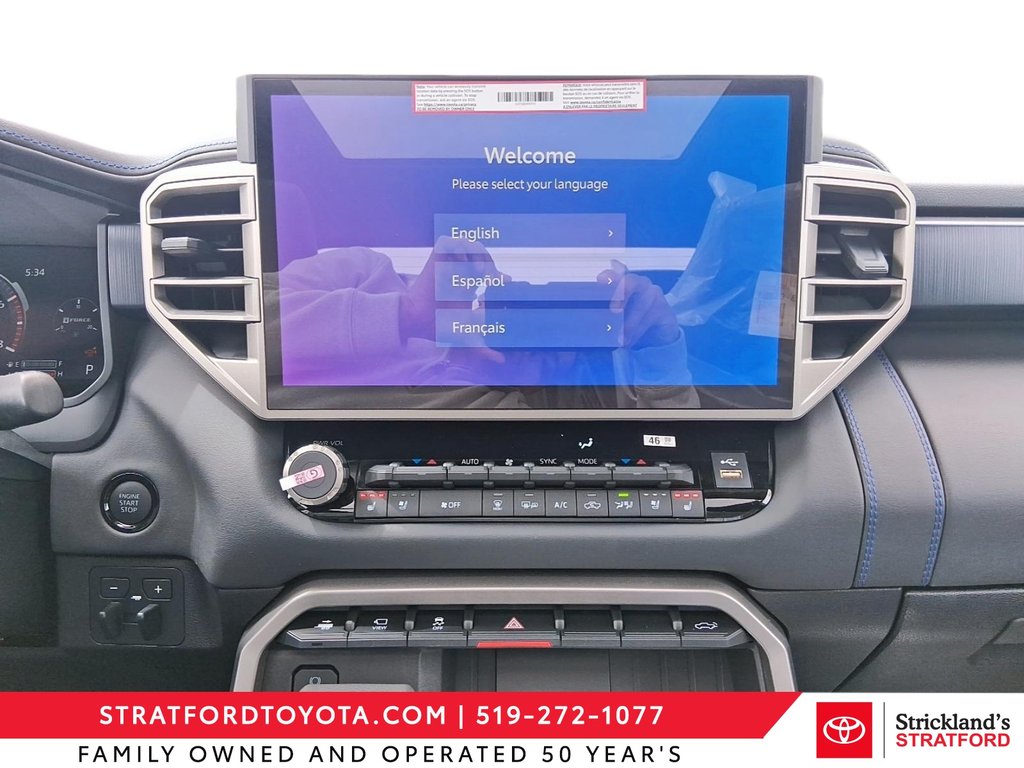 2026 Toyota Tundra PLATINUM in Stratford, Ontario - 14 - w1024h768px