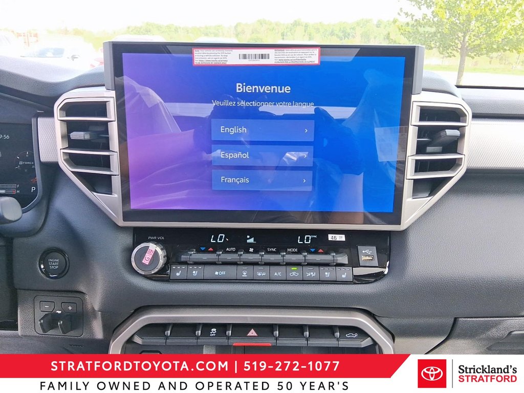 2026 Toyota Tundra LIMITED NIGHTSHADE in Stratford, Ontario - 14 - w1024h768px