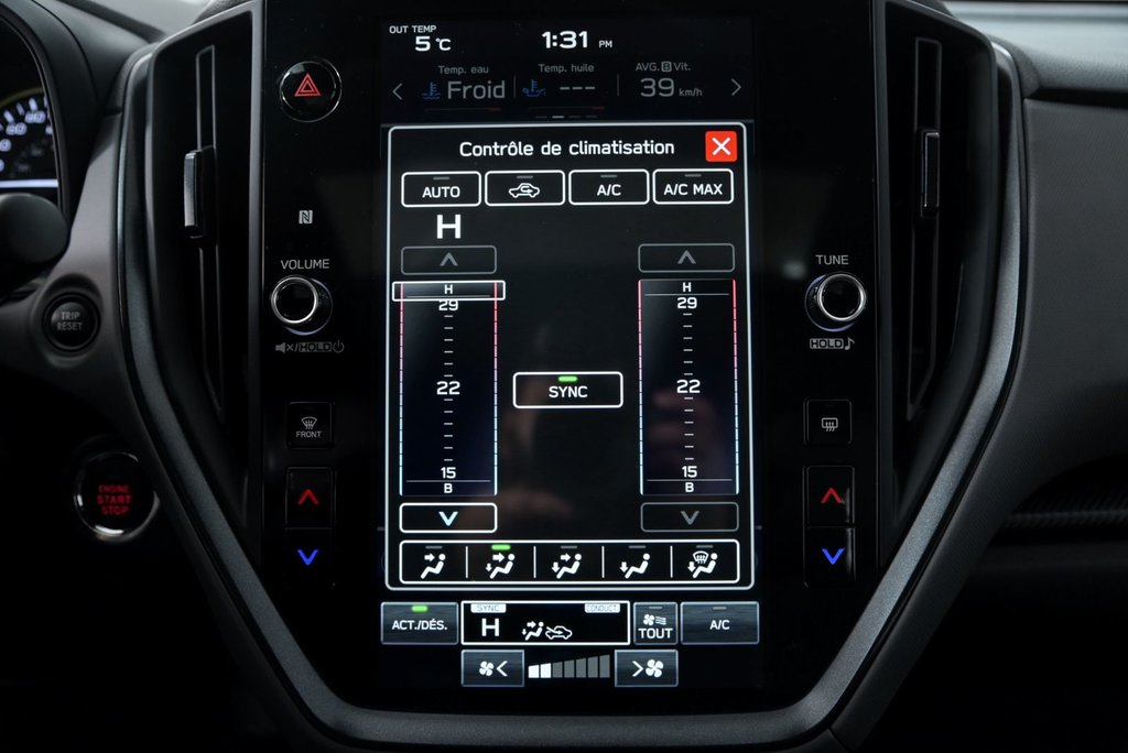 Crosstrek Onyx, X-MODE,TOIT OUVRANT,CARPLAY 2024 à Brossard, Québec - 19 - w1024h768px