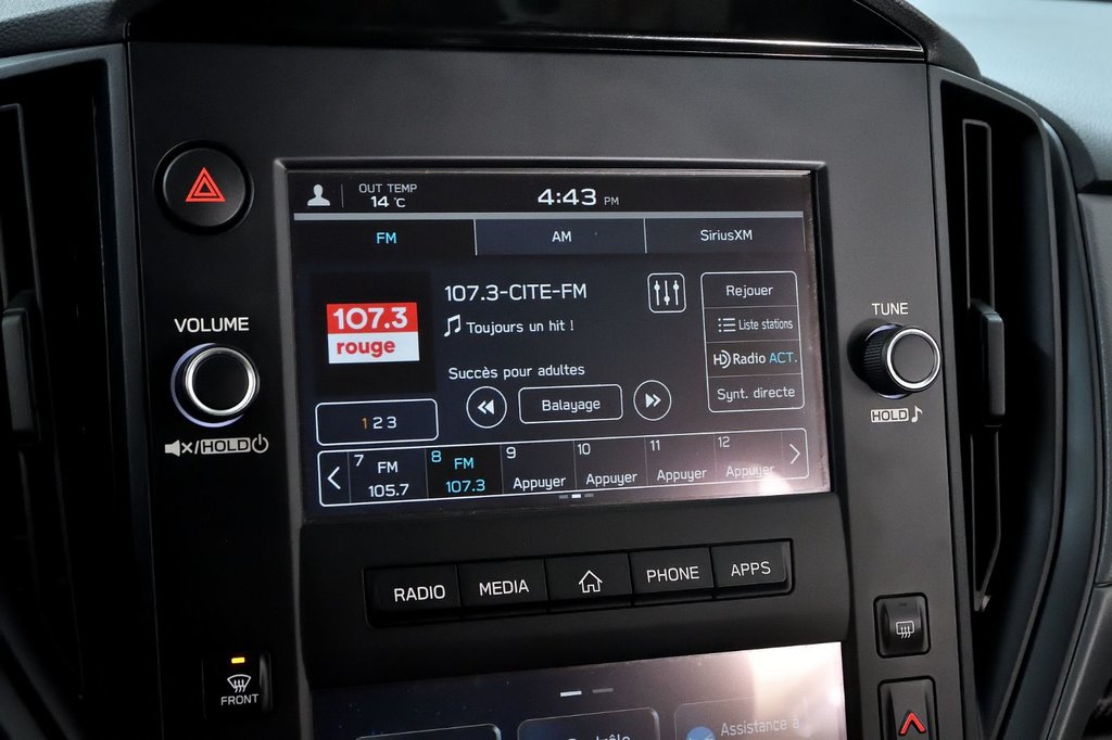 Subaru Crosstrek CONVENIENCE, CAMÉRA RECUL, BANCS CHAUFF, CARPLAY 2024 à Brossard, Québec - 14 - w1024h768px